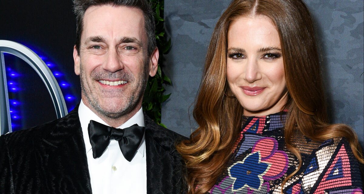 Jon Hamm says marriage to wife Anna Osceola gives him ‘stability and comfort’